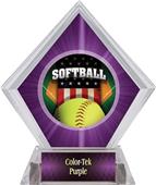 Awards Patriot Softball Purple Diamond Ice Trophy