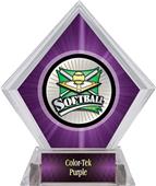 Awards Xtreme Softball Purple Diamond Ice Trophy