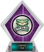 Awards Xtreme Softball Purple Diamond Ice Trophy Awards Xtreme Softball Purple Diamond Ice Trophy
