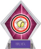 Awards All-Star Softball Pink Diamond Ice Trophy