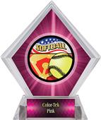 Awards Americana Softball Pink Diamond Ice Trophy