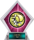 Awards Bust-Out Softball Pink Diamond Ice Trophy Awards Bust-Out Softball Pink Diamond Ice Trophy