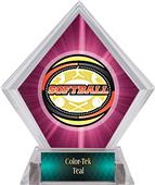 Awards Classic Softball Pink Diamond Ice Trophy Awards Classic Softball Pink Diamond Ice Trophy