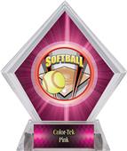 Awards ProSport Softball Pink Diamond Ice Trophy