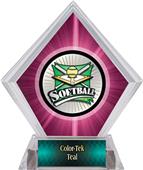 Awards Xtreme Softball Pink Diamond Ice Trophy Awards Xtreme Softball Pink Diamond Ice Trophy