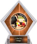 Awards P.R.2 Softball Orange Diamond Ice Trophy