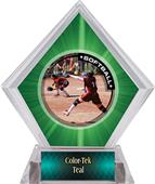 Awards P.R.1 Softball Green Diamond Ice Trophy