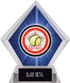 Awards All-Star Softball Blue Diamond Ice Trophy