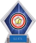 Awards All-Star Softball Blue Diamond Ice Trophy