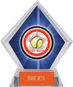 Awards All-Star Softball Blue Diamond Ice Trophy