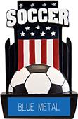Hasty Awards 6" Patriot Soccer Resin Trophies