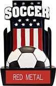Hasty Awards 6" Patriot Soccer Resin Trophies