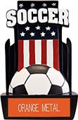 Hasty Awards 6" Patriot Soccer Resin Trophies