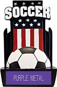 Hasty Awards 6" Patriot Soccer Resin Trophies