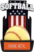 Hasty Awards 6" Patriot Softball Resin Trophies