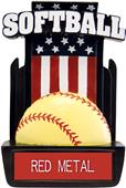 Hasty Awards 6" Patriot Softball Resin Trophies