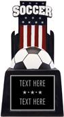 Hasty Awards 13" & 15" Patriot Soccer Team Trophy