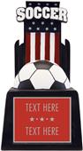 Hasty Awards 13" & 15" Patriot Soccer Team Trophy