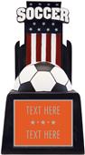 Hasty Awards 13" & 15" Patriot Soccer Team Trophy