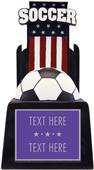 Hasty Awards 13" & 15" Patriot Soccer Team Trophy