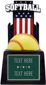 Hasty Award 13" & 15" Patriot Softball Resin