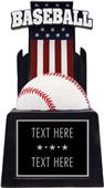 Hasty Award 13" & 15" Patriot Baseball Resin Award