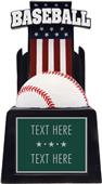 Hasty Award 13" & 15" Patriot Baseball Resin Award