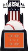 Hasty Award 13" & 15" Patriot Baseball Resin Award