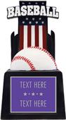Hasty Award 13" & 15" Patriot Baseball Resin Award