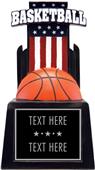 Hasty Awards 13" & 15" Patriot Basketball Resin