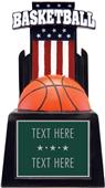 Hasty Awards 13" & 15" Patriot Basketball Resin