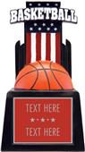 Hasty Awards 13" & 15" Patriot Basketball Resin