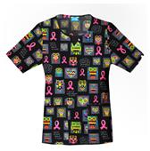 Cherokee Scrub HQ Breast Cancer Awareness Scrub