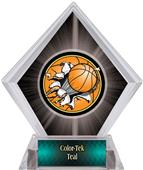 Bust-Out Basketball Black Diamond Ice Trophy Bust-Out Basketball Black Diamond Ice Trophy
