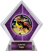 P.R. Female Basketball Purple Diamond Ice Trophy P.R. Female Basketball Purple Diamond Ice Trophy