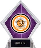 All-Star Basketball Purple Diamond Ice Trophy