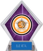 All-Star Basketball Purple Diamond Ice Trophy