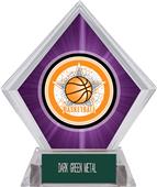 All-Star Basketball Purple Diamond Ice Trophy