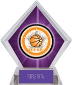 All-Star Basketball Purple Diamond Ice Trophy