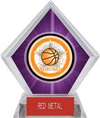 All-Star Basketball Purple Diamond Ice Trophy