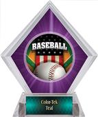 Awards Patriot Baseball Purple Diamond Ice Trophy Awards Patriot Baseball Purple Diamond Ice Trophy