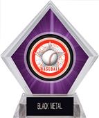 Awards All-Star Baseball Purple Diamond Ice Trophy