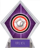 Awards All-Star Baseball Purple Diamond Ice Trophy