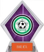 Awards All-Star Soccer Purple Diamond Ice Trophy