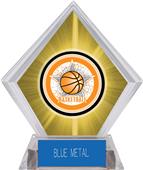 All-Star Basketball Yellow Diamond Ice Trophy