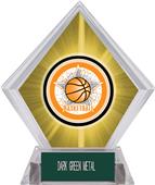 All-Star Basketball Yellow Diamond Ice Trophy