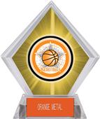 All-Star Basketball Yellow Diamond Ice Trophy