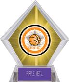 All-Star Basketball Yellow Diamond Ice Trophy