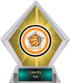 All-Star Basketball Yellow Diamond Ice Trophy