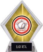 Awards All-Star Baseball Yellow Diamond Ice Trophy